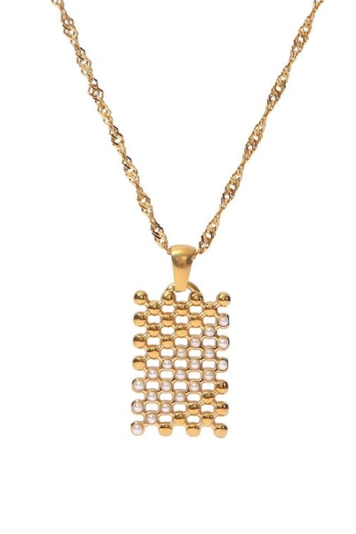 GOLD LAMINA NECKLACE