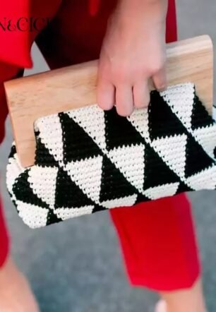 TANA DESIGNER CROCHET CLUTCH