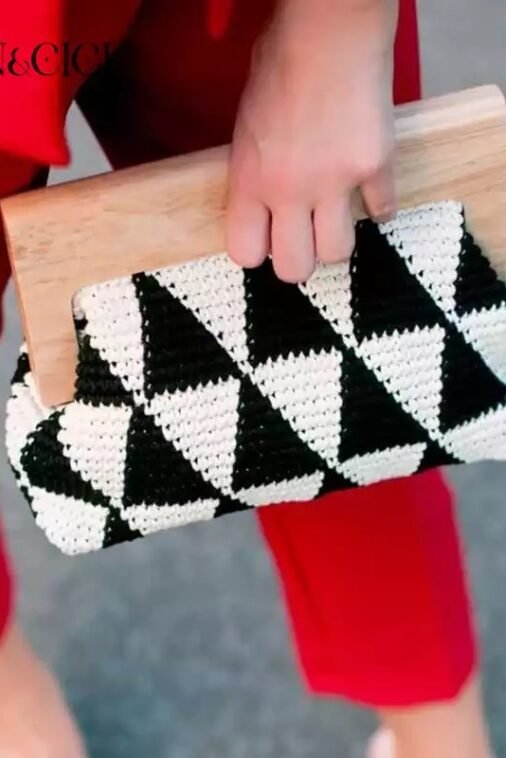 TANA DESIGNER CROCHET CLUTCH