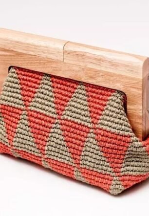 LANA DESIGNER CROCHET CLUTCH